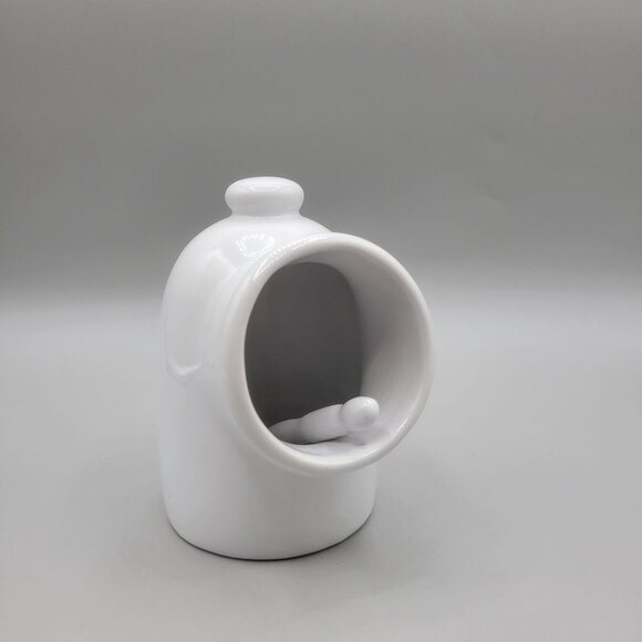 Norpro Salt Pig and Spoon Open Mouth Salt Cellar Kitchen Counter - Picture 2 of 8